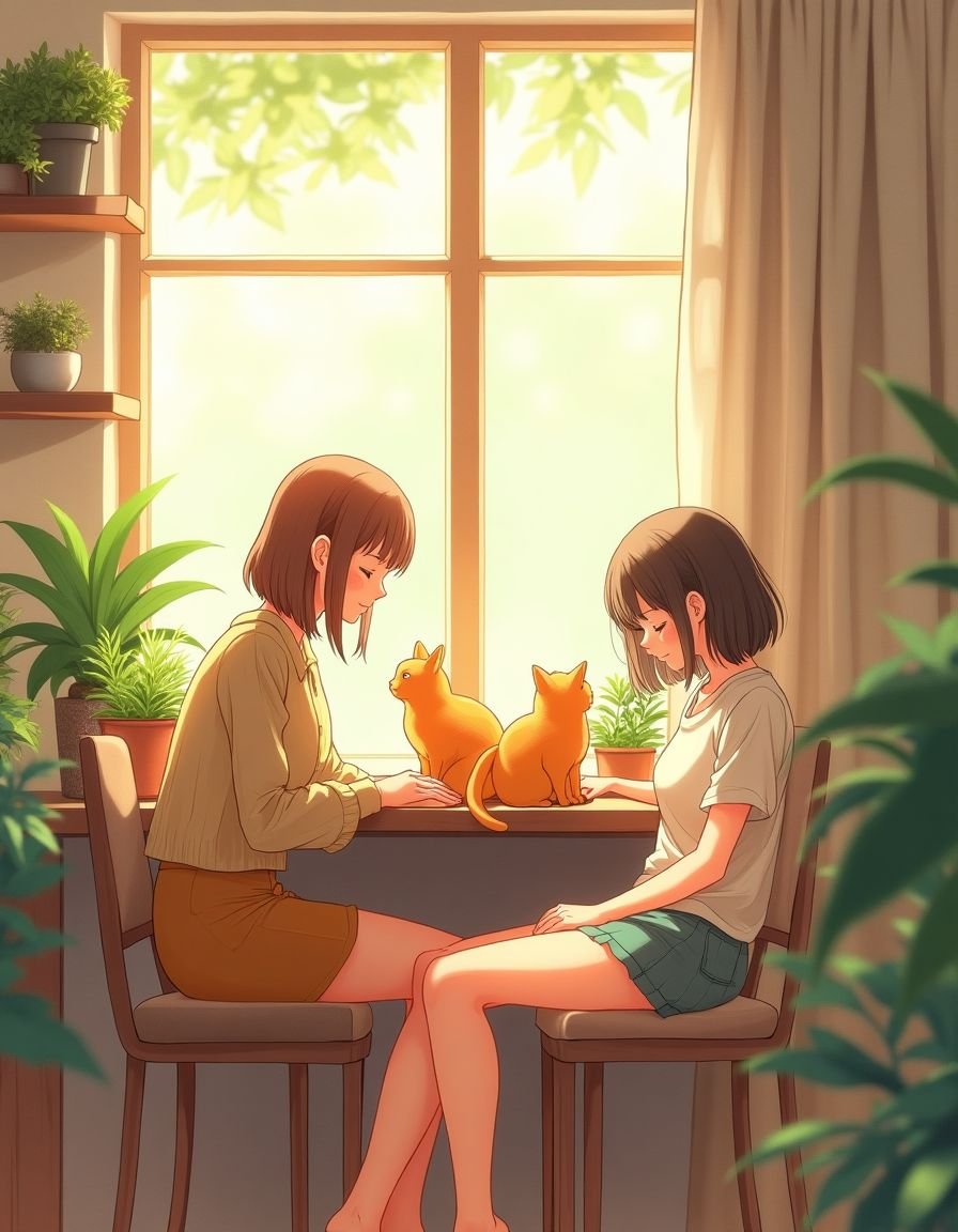 日本短剧 暖阳午后的猫