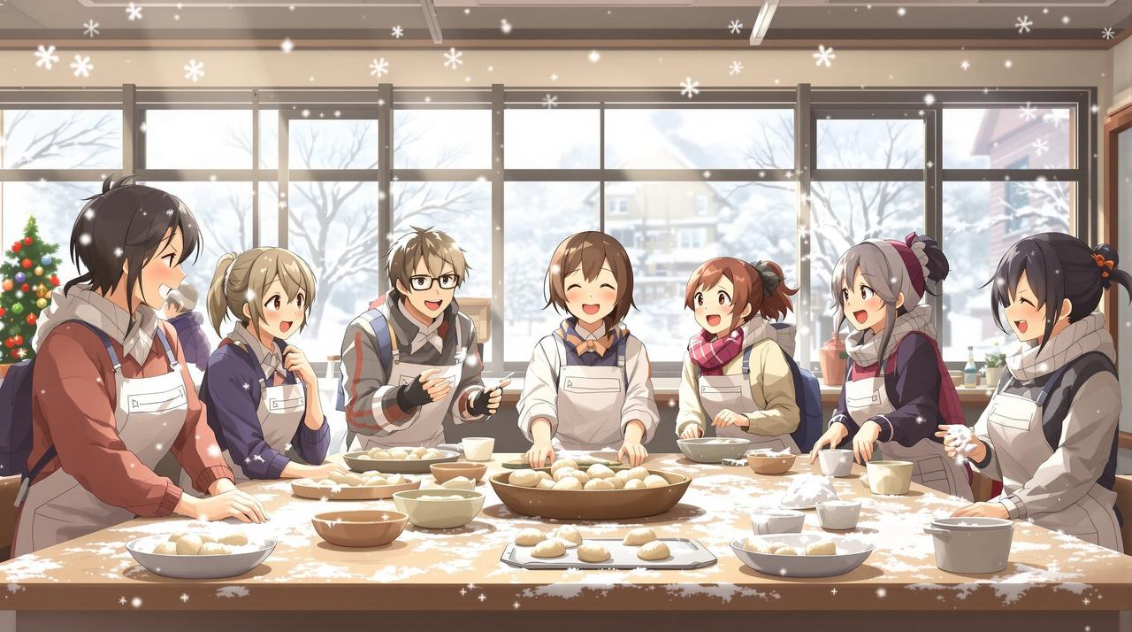 日本短剧 二年三班的日常 第12集 冬至包饺子